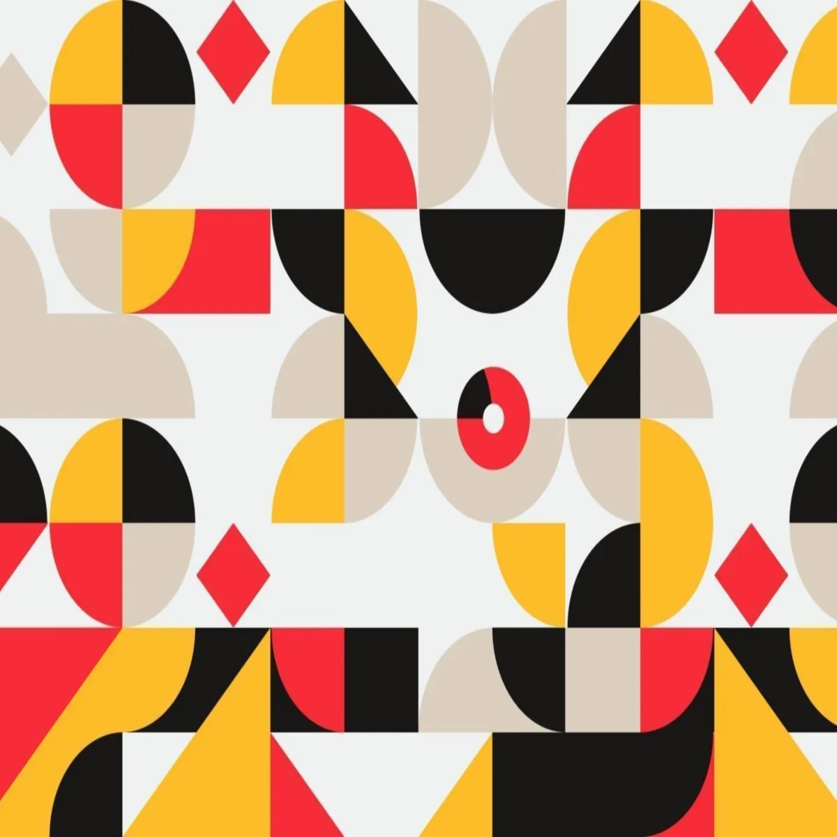 Geometric Fusion Modern — art print